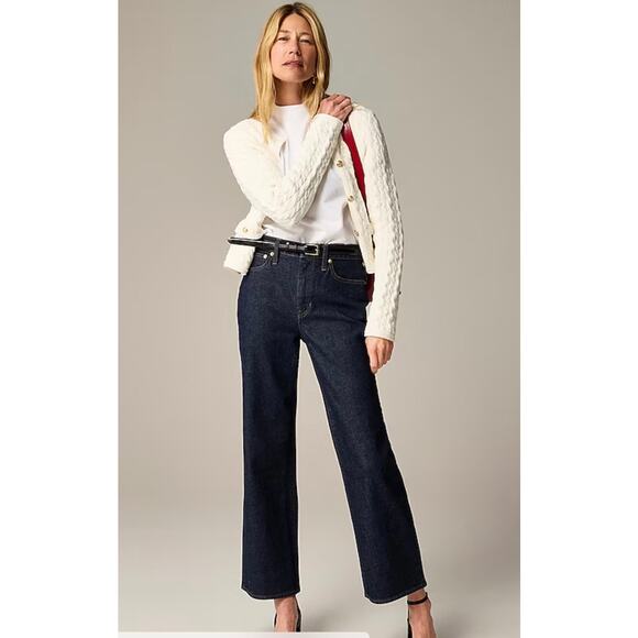 J.‎ Crew Plus ‘96 Slim-Wide Leg in Resin Rinse Jean Size 32 - Picture 2 of 9